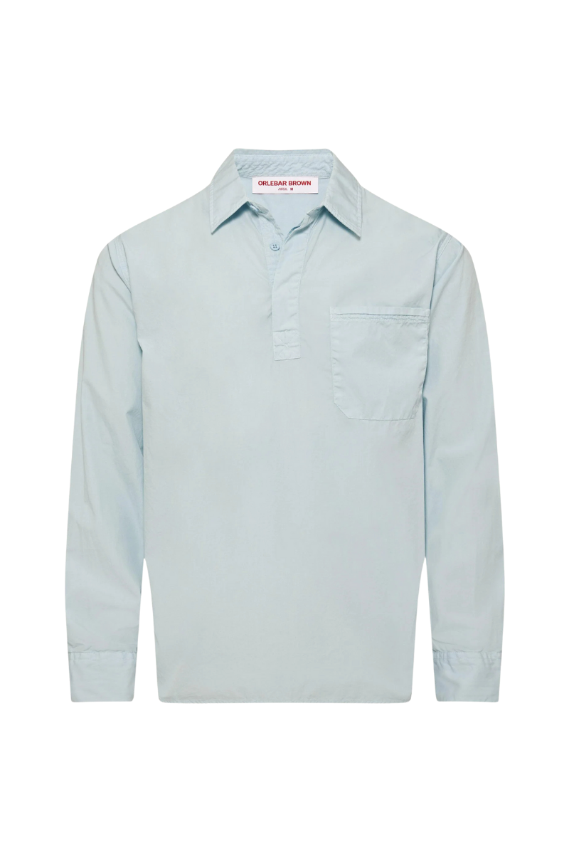 Orlebar Brown 100% Organic Cotton shirt in blue