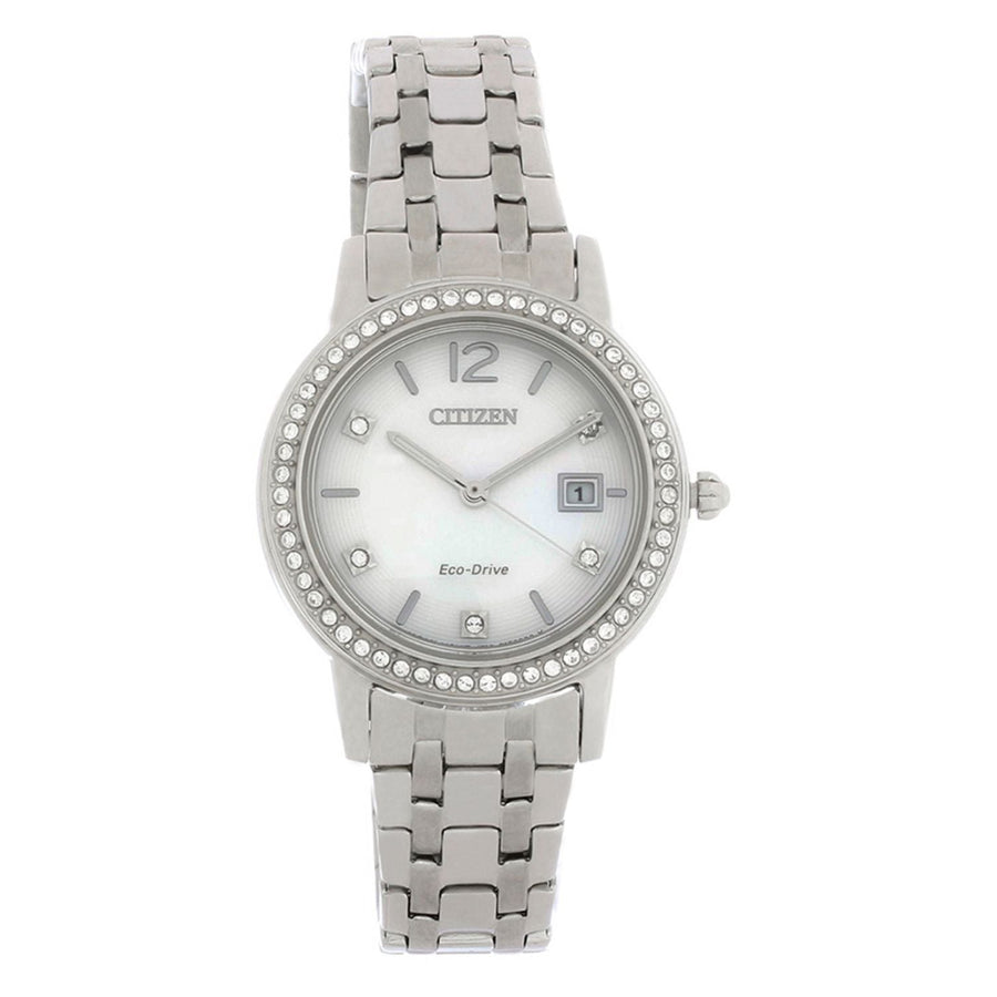 Citizen Stainless steel case and bracelet watch in silver