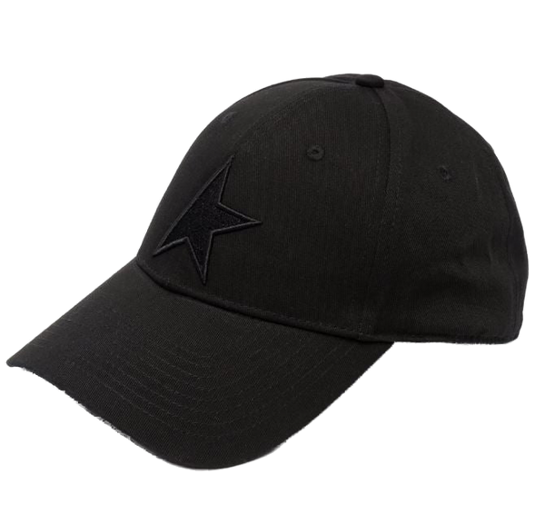 Golden Goose Cotton 100% baseball cap in black