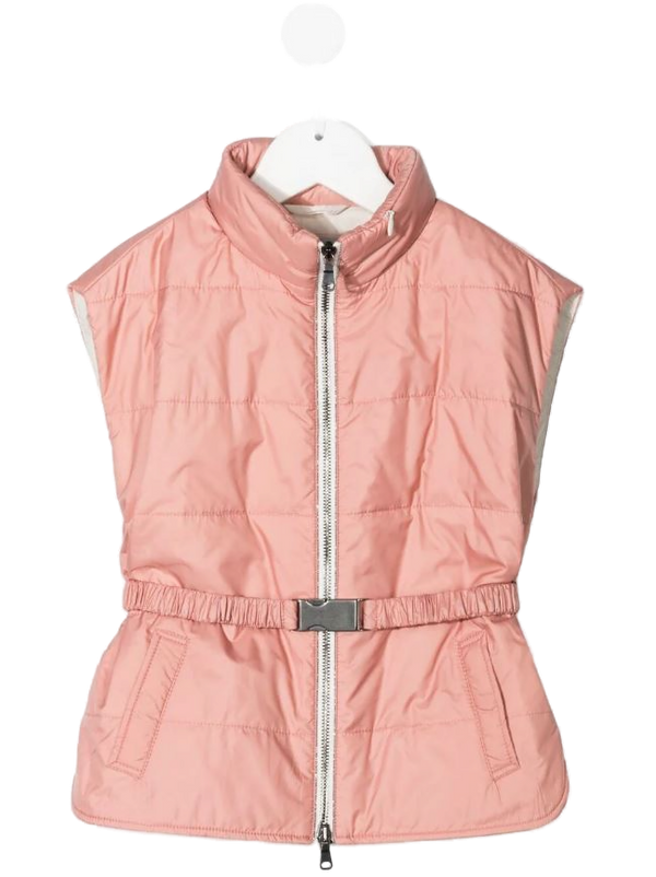 Brunello Cucinelli Kids Outer: Polyester 100% gilet in pink