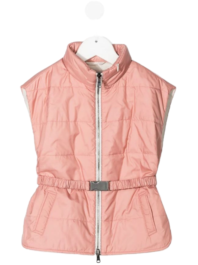 Brunello Cucinelli Kids Outer: Polyester 100% gilet in pink