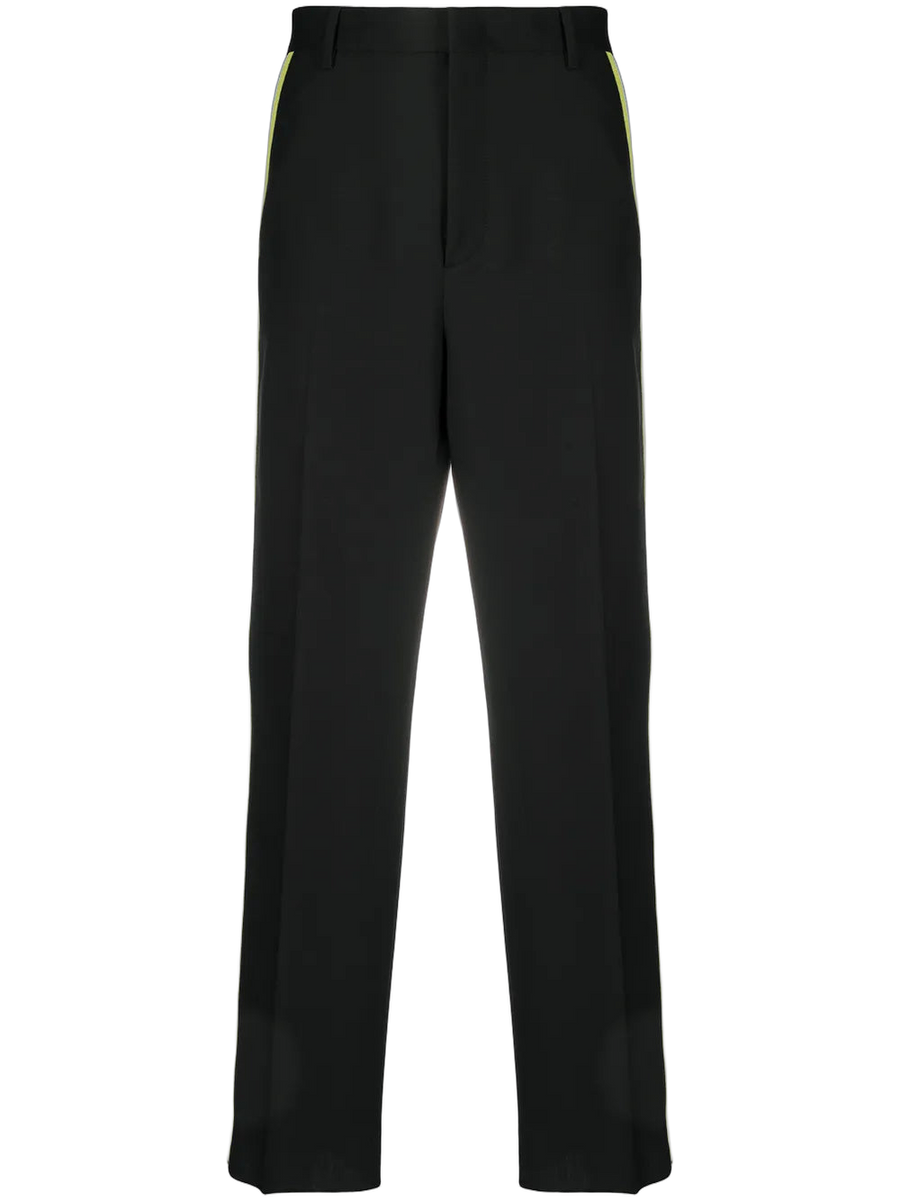 Valentino wool-mohair blend trousers in black