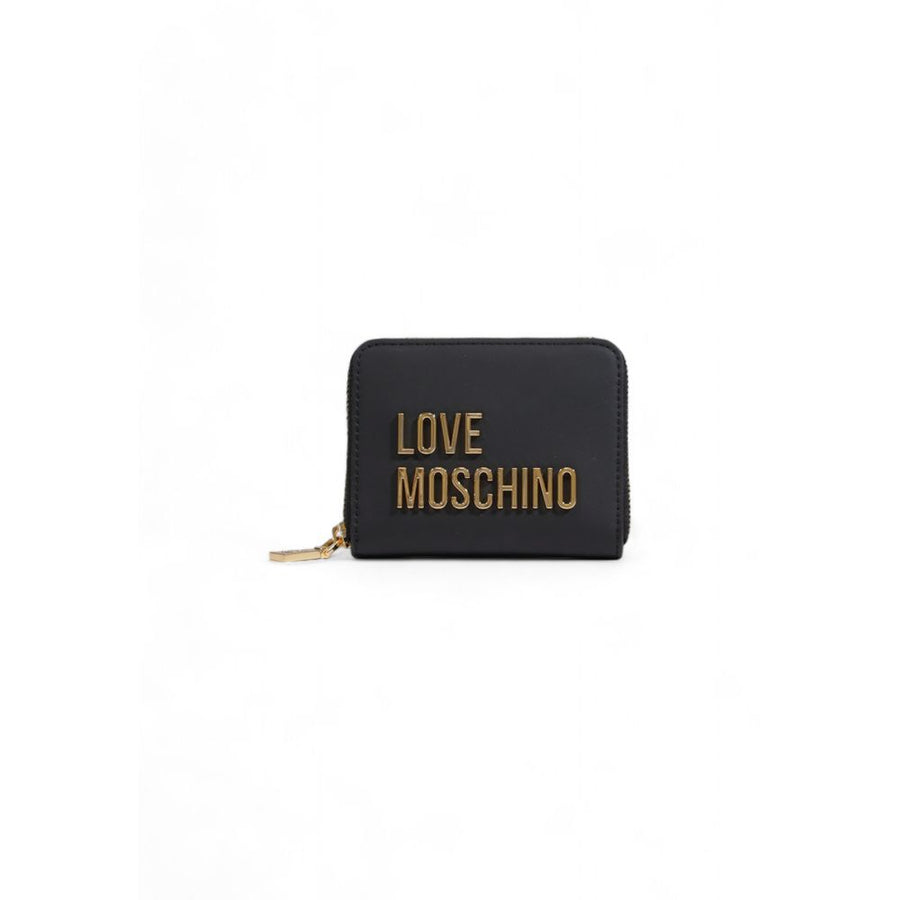 Love Moschino Polyurethane wallet in black