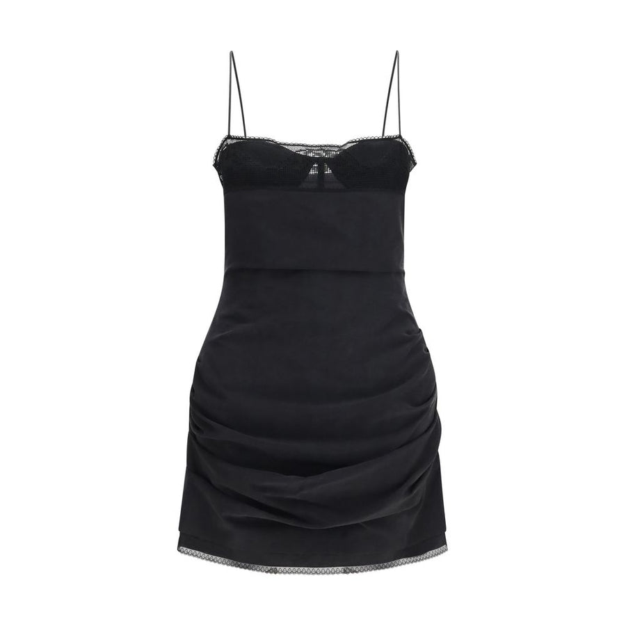 Magda Butrym 100% Silk dress in black