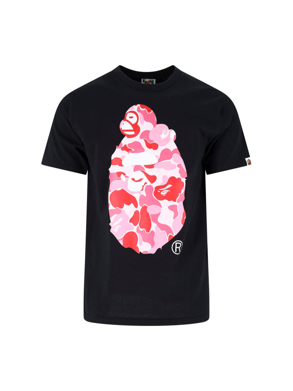 Bape 100% cotton t-shirt in black