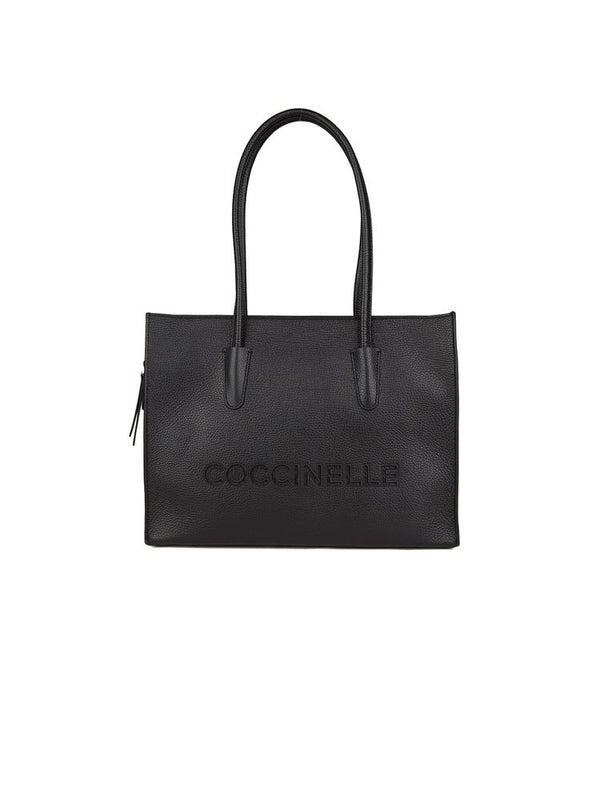Coccinelle 100% Cowhide; Lining: 100% Cotton shoulder bag in black