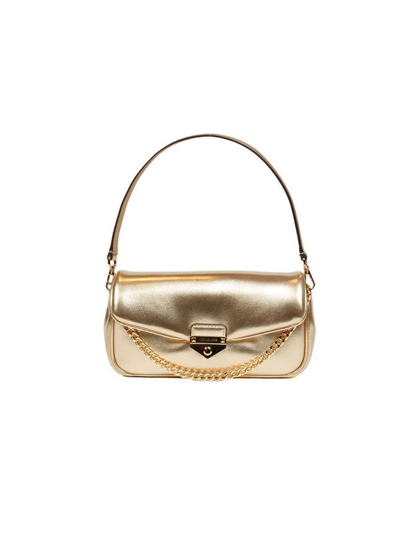 Michael Kors 100% Polyvinyl Chloride crossbody bag in gold
