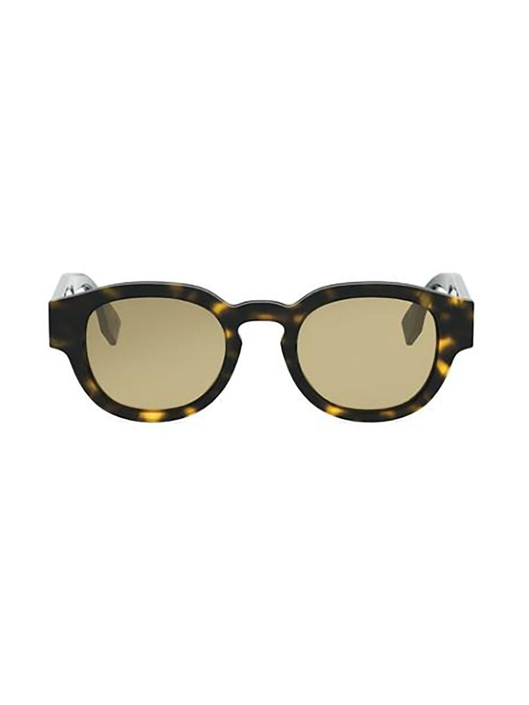 Fendi FE40182I Acetate frame sunglasses in brown
