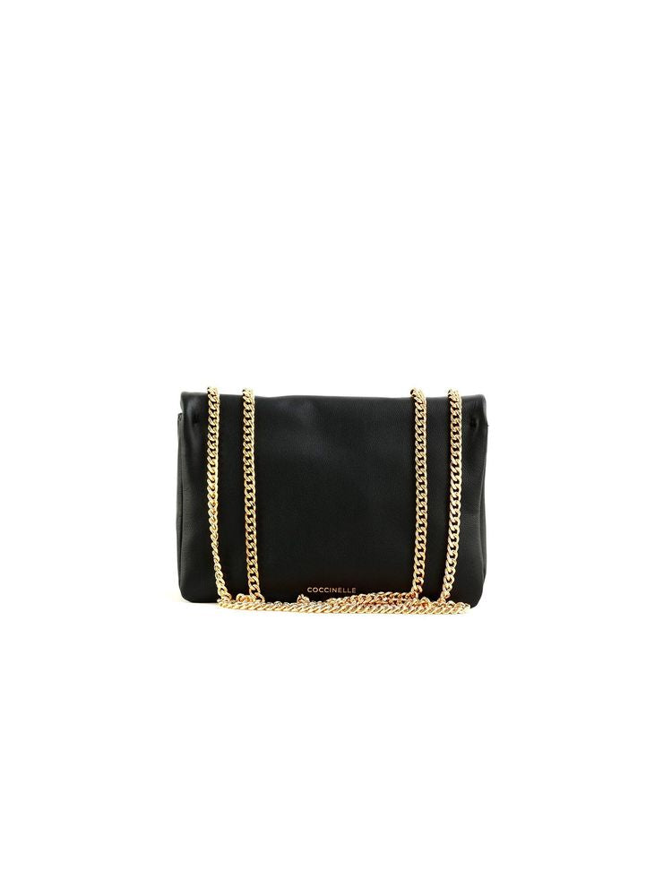 Coccinelle 100% Cowhide crossbody bag in black