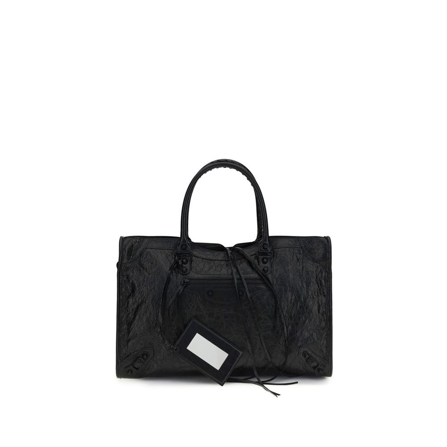 Balenciaga 100% Lamb Ovis Aries shoulder bag in black