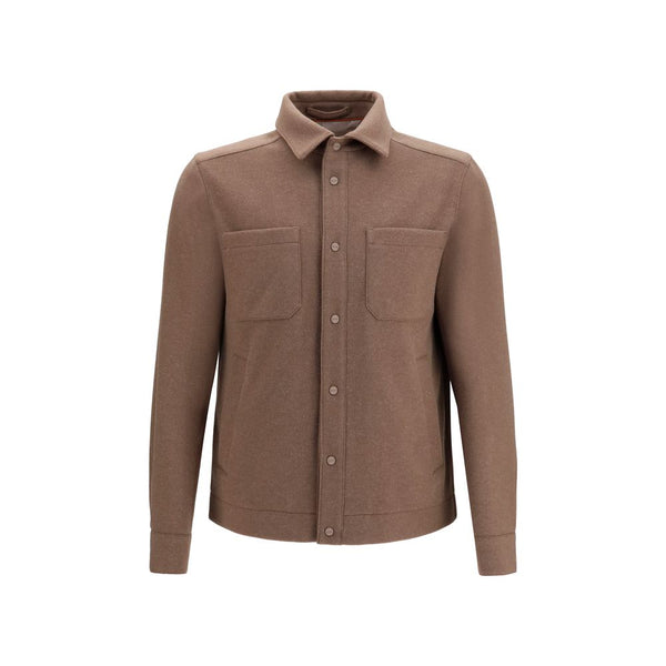 Herno 80% Polyester jacket in brown