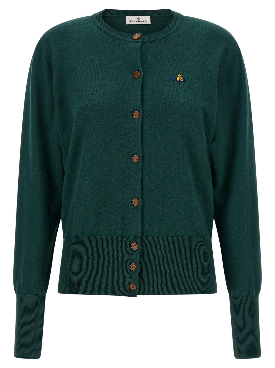 Vivienne Westwood 85% cotton cardigan in green