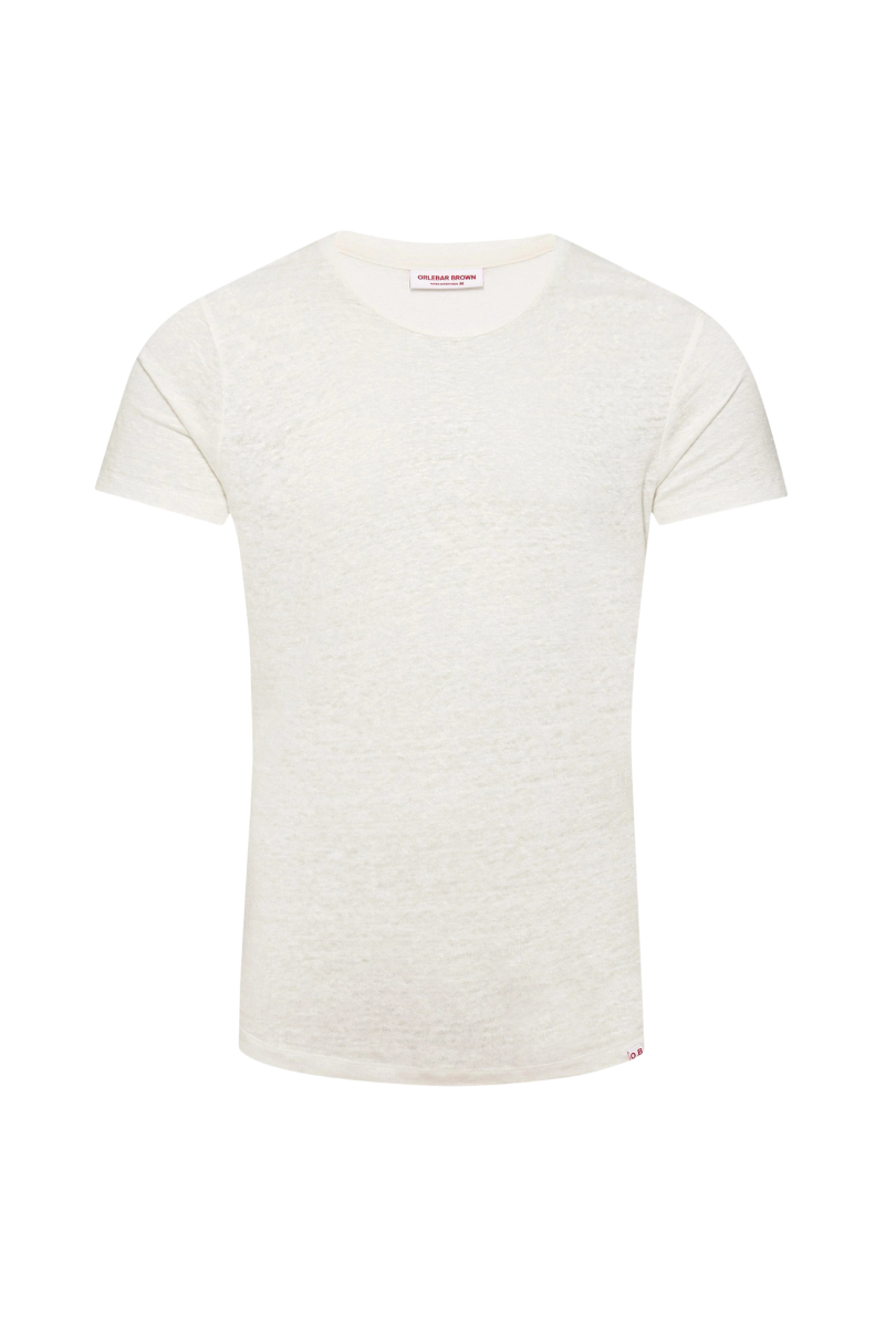 Orlebar Brown 100% Linen t-shirt in white