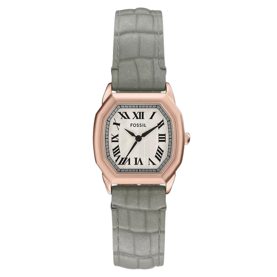 Fossil Stainless steel case watch in rose gold
