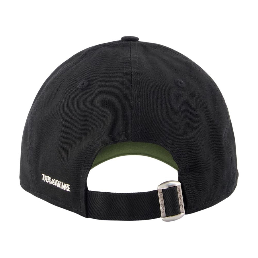 Zadig & Voltaire OWHT01158-011 Cotton baseball cap in black