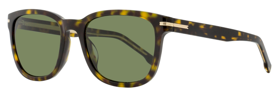 Boss Retro Rectangular Sunglasses B1722-G-S 086qt Havana 54mm Plastic (acetate)