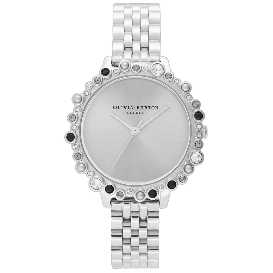 Olivia Burton Stainless steel case and bracelet watch in silver