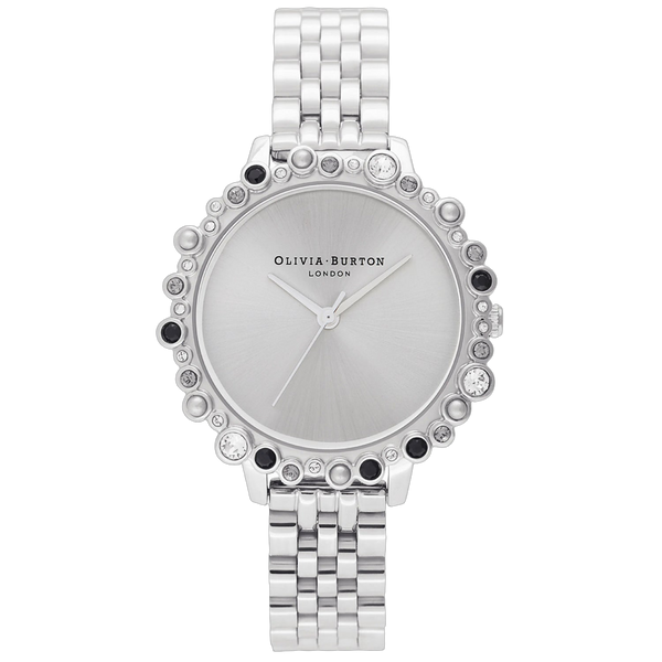 Olivia Burton Stainless steel case and bracelet watch in silver