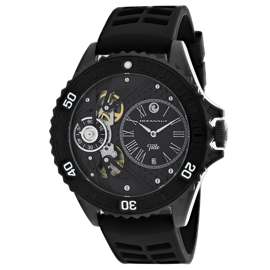 Oceanaut Stainless steel case watch in black