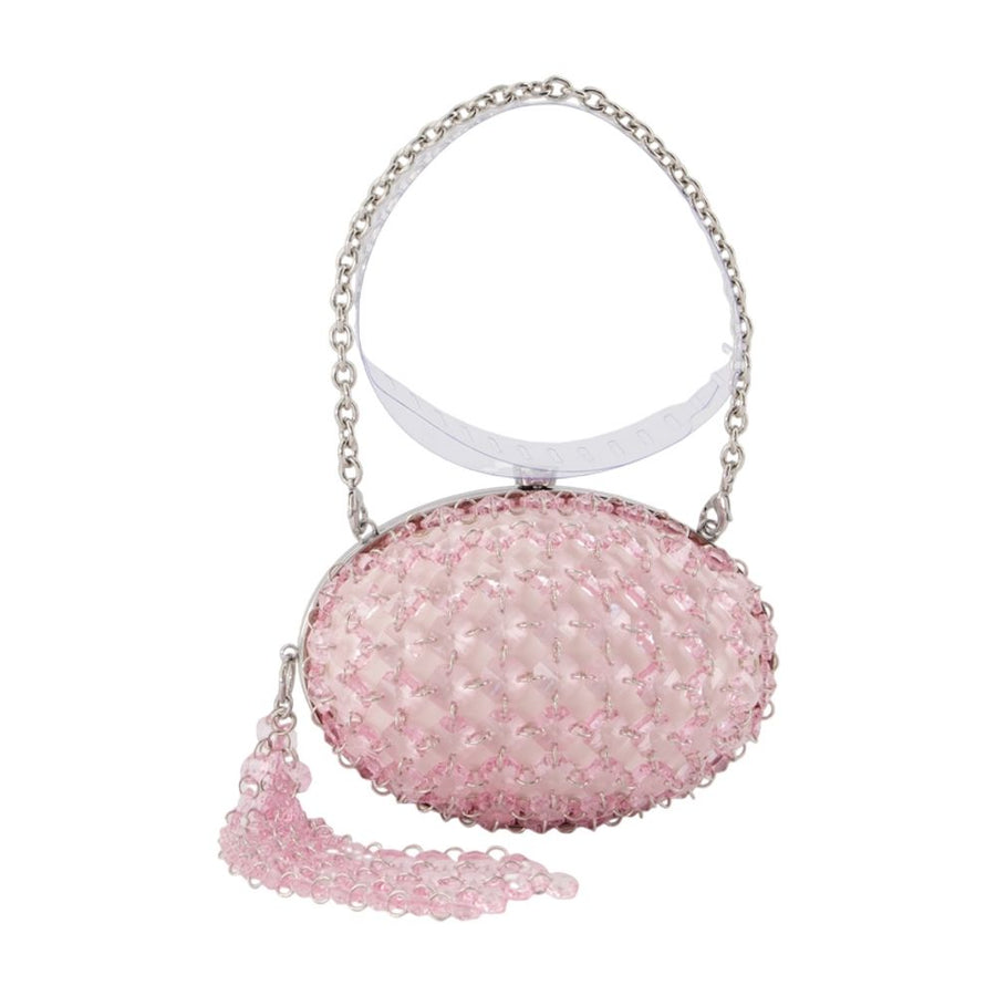 Self-Portrait Synthetic clutch in pink