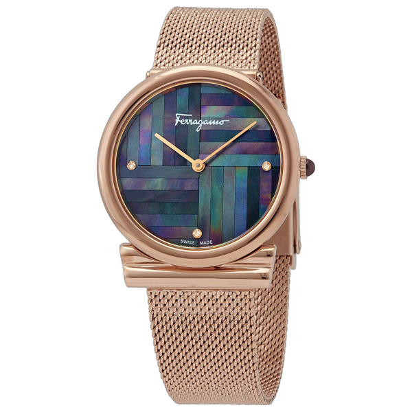 Ferragamo watch in rose gold