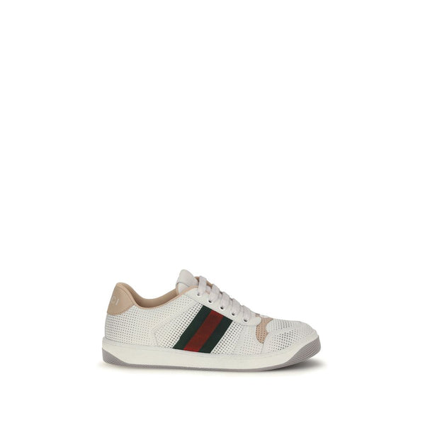 Gucci 100% Calf Leather Bos Taurus sneaker in white