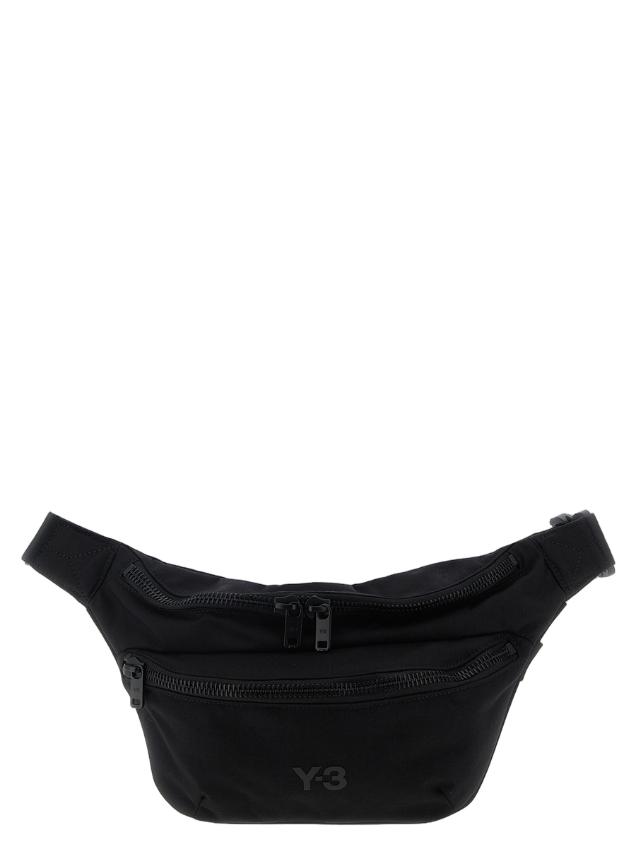 Y-3 100% Polyamide belt bag in black