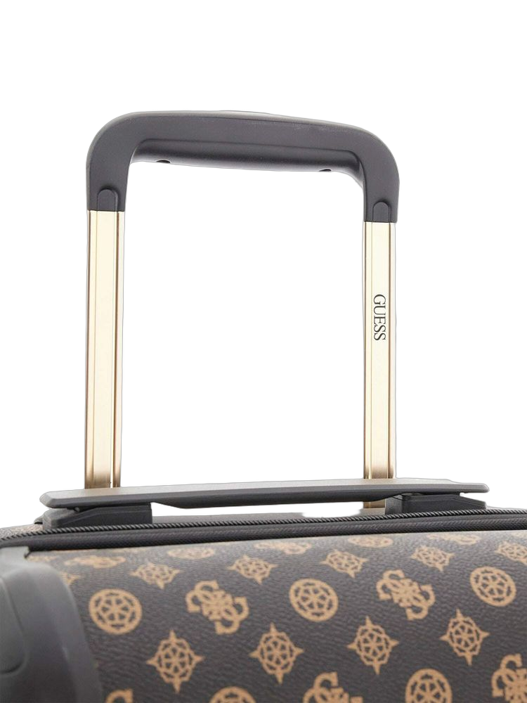 Guess 100% Polyurethane carry-on bag in brown