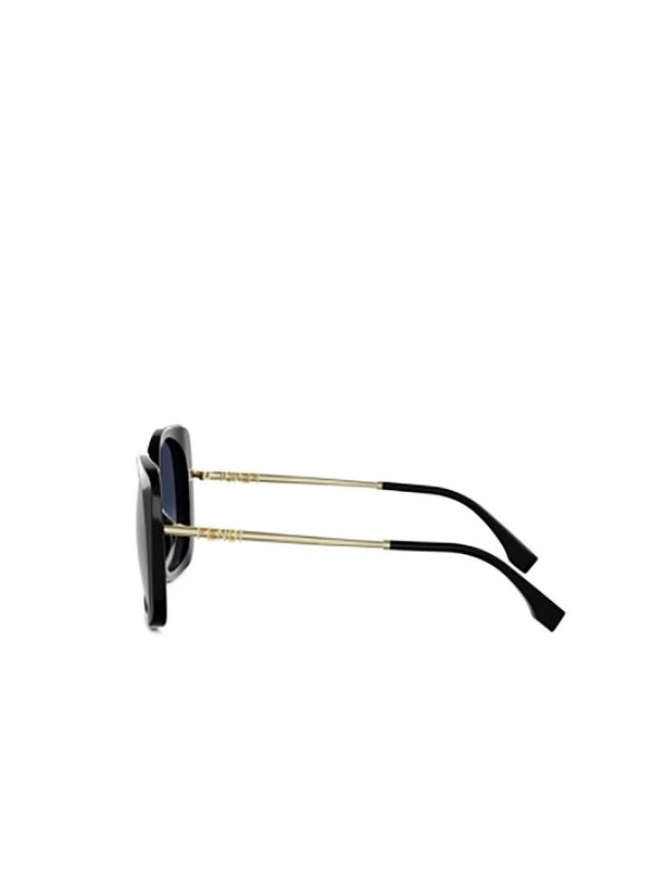 Fendi FE40201I Metal frame sunglasses in black