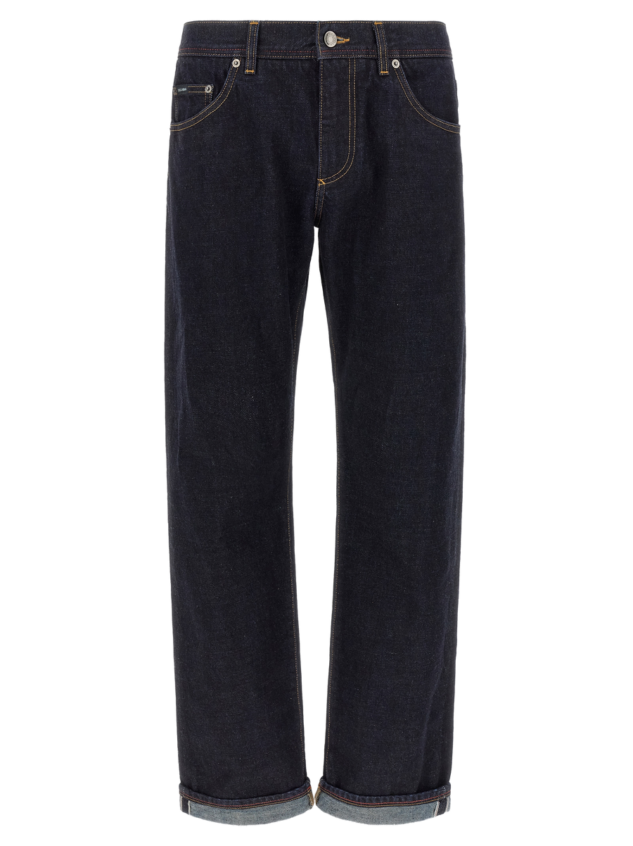 Dolce & Gabbana 100% Cotton jeans in navy