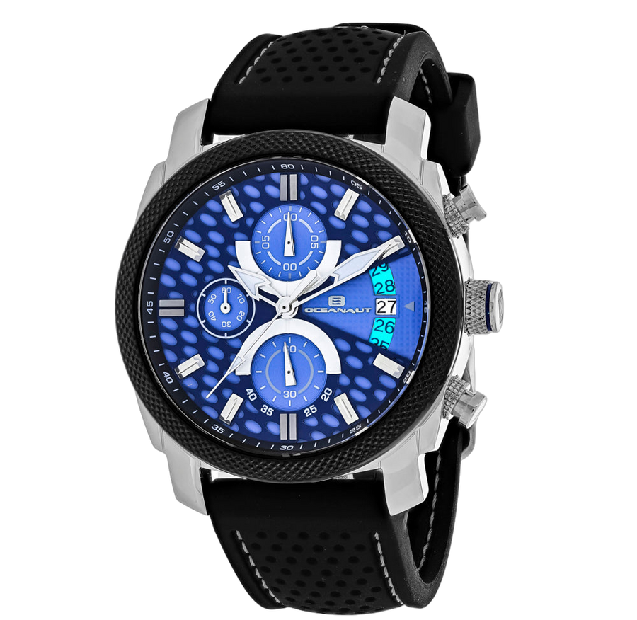 Oceanaut Stainless steel case watch in blue