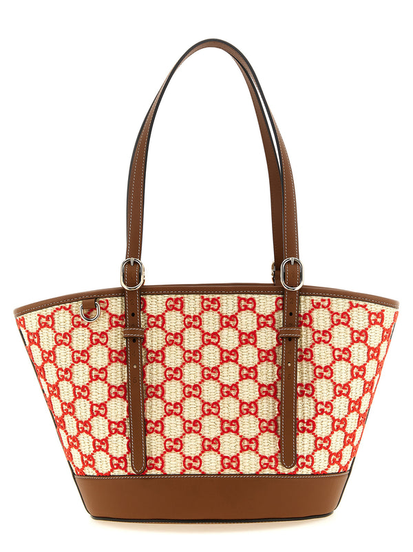 Gucci 52% cotton shoulder bag in multicolor