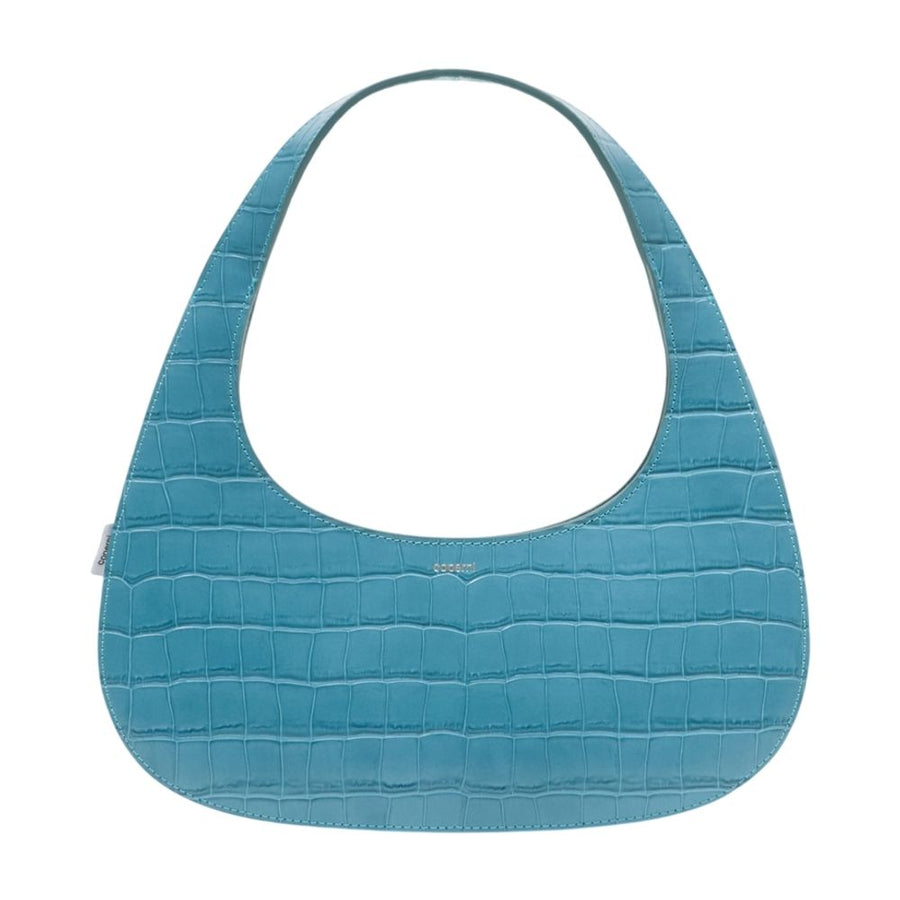 Coperni calfskin shoulder bag in blue