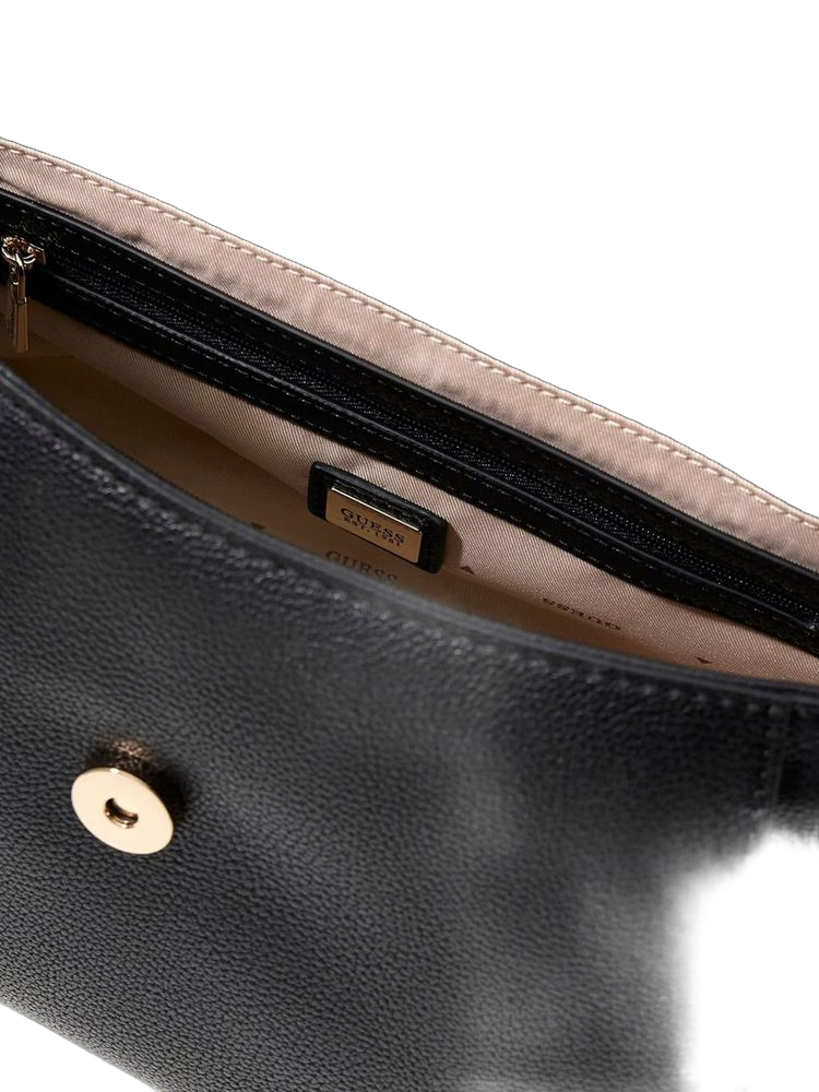 Guess 100% Polyurethane top handle bag in black