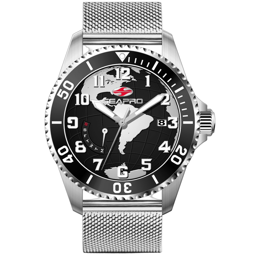 Seapro watch in black