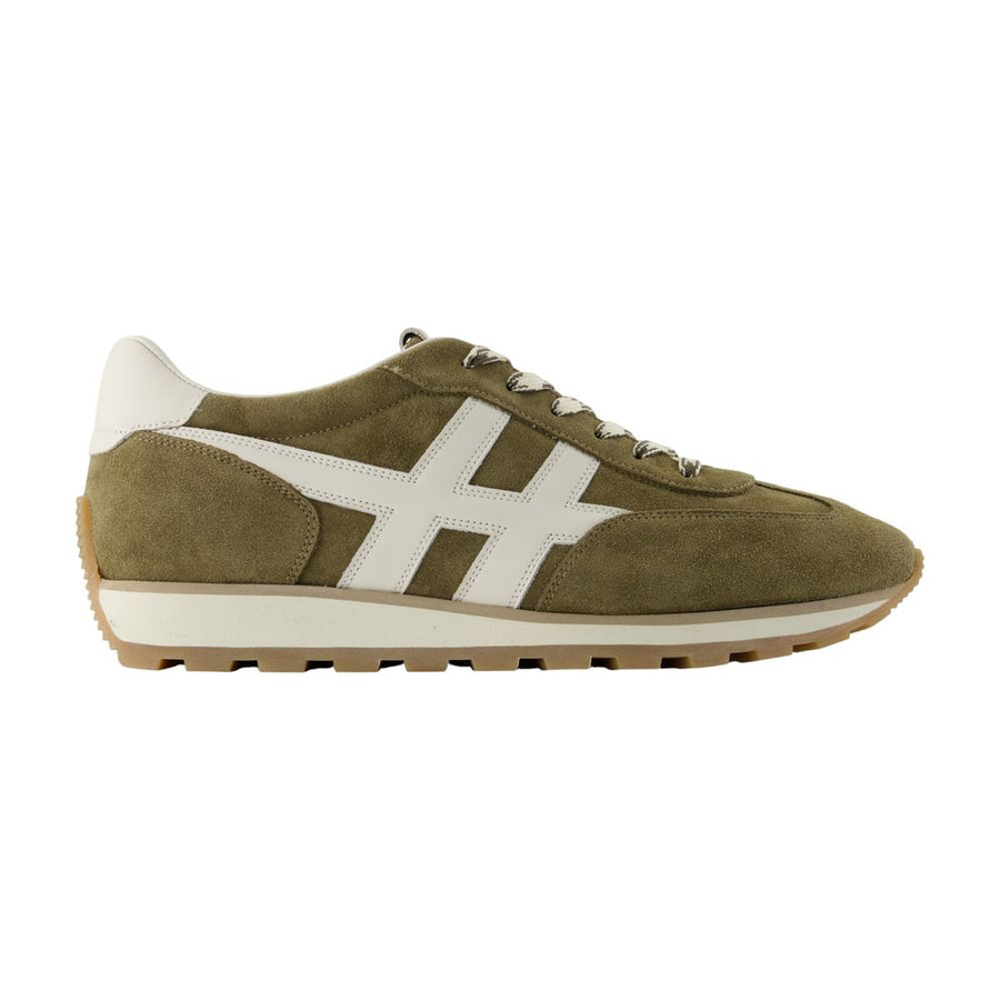 Hogan calfskin sneaker in multicolor