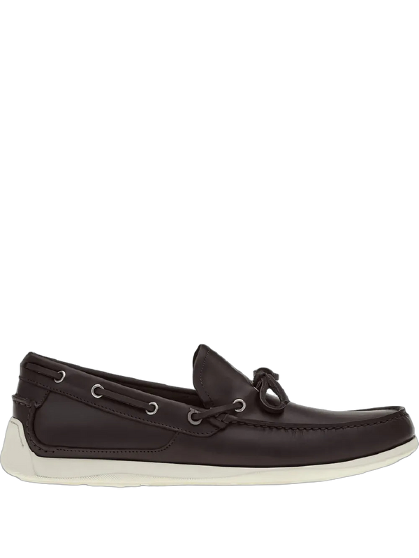 Ferragamo Leather upper loafer in brown