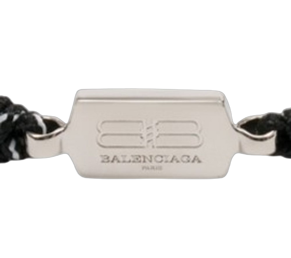 Balenciaga metal bracelet in black