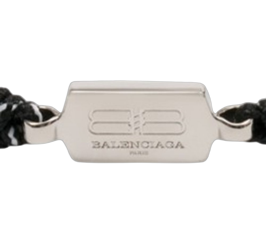Balenciaga metal bracelet in black