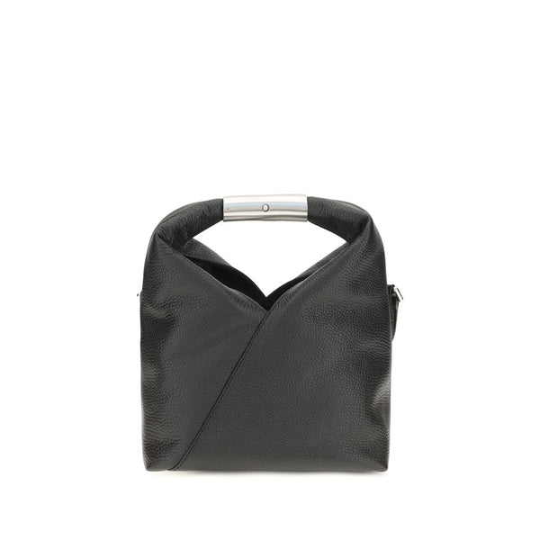 MM6 Maison Margiela 100% Calf Leather Bos Taurus shoulder bag in black