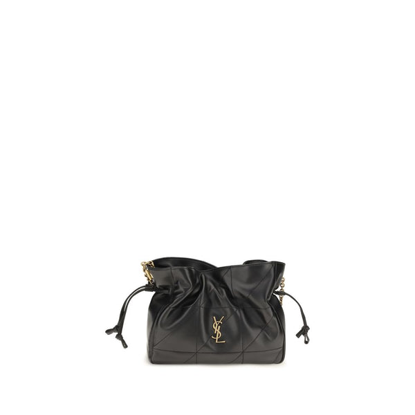 Saint Laurent 100% Lamb Ovis Aries shoulder bag in black