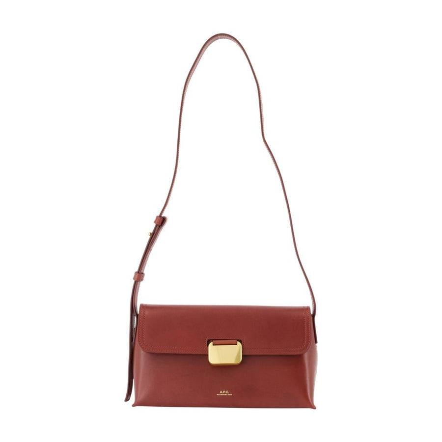 Simone Small Shoulder Bag - A.p.c. Leather Burgundy Cowhide / Shoulder-hobo-bags