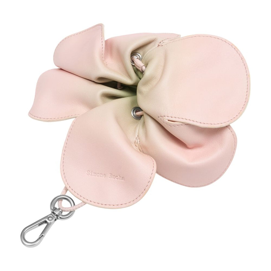 Simone Rocha Calfskin coin purse in pink