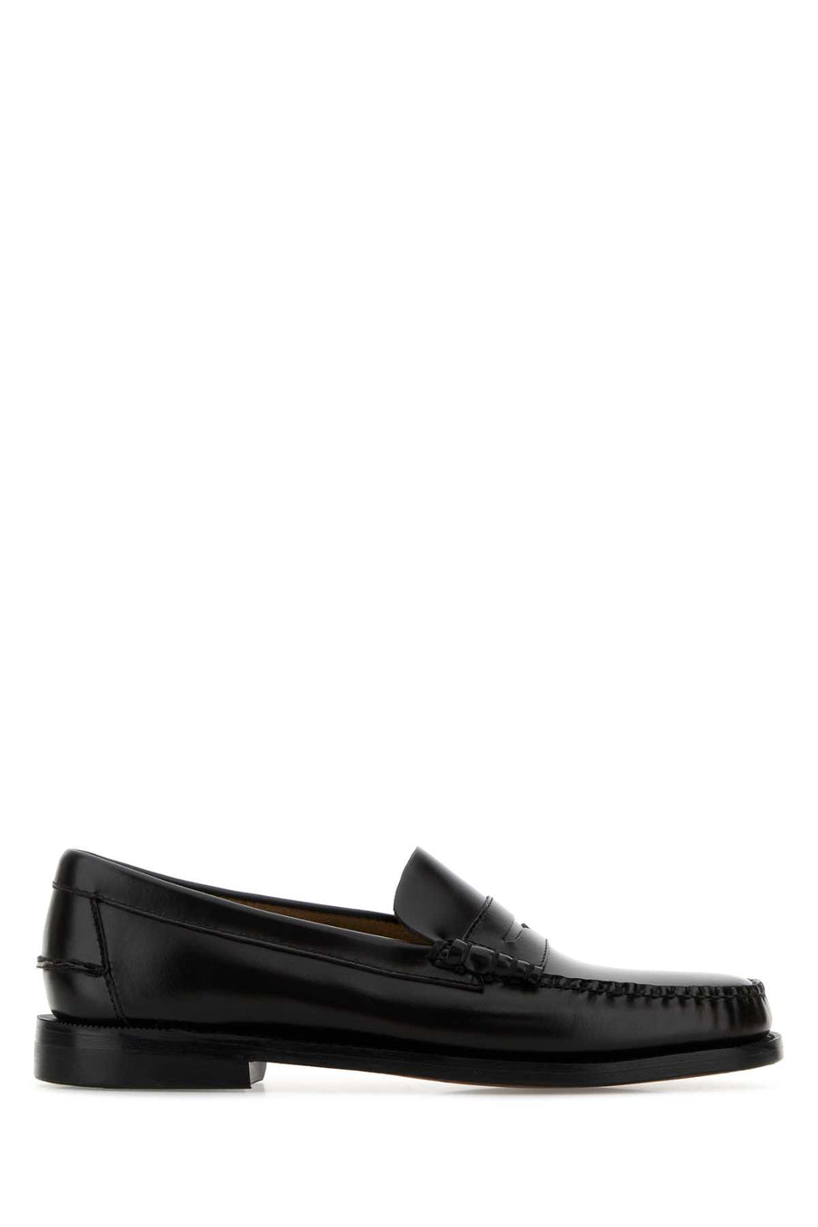 Dark Brown Leather Classic Dan Loafers Darkcoffee Mocassini