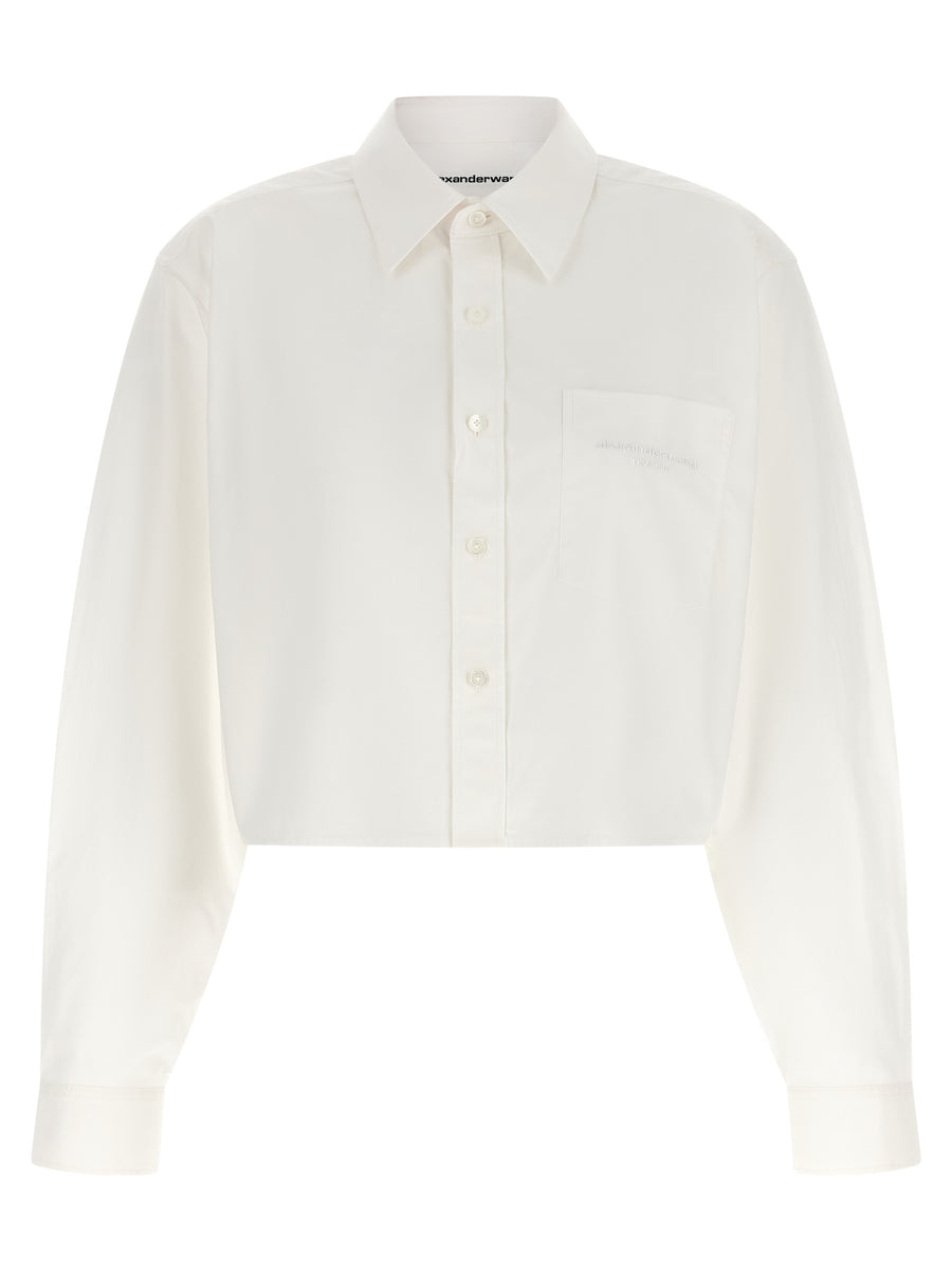 Alexander Wang 100% cotton blouse in white