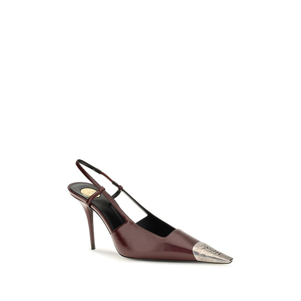 Bordeaux Calf Leather Bos Taurus High Heel Pumps