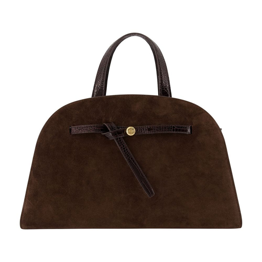 Romy Bauletto Purse - Tory Burch Leather Brown Calfskin Bags / Handbags-purses