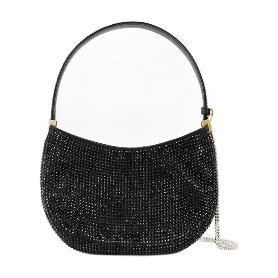 Magda Butrym strass hobo bag in black