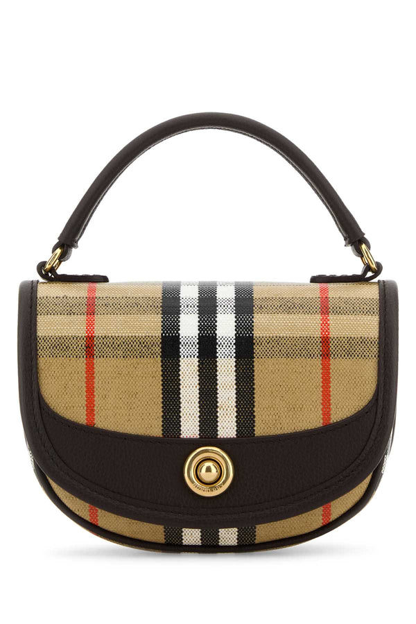 Printed Canvas Handbag Sandipcheck Borse A Mano