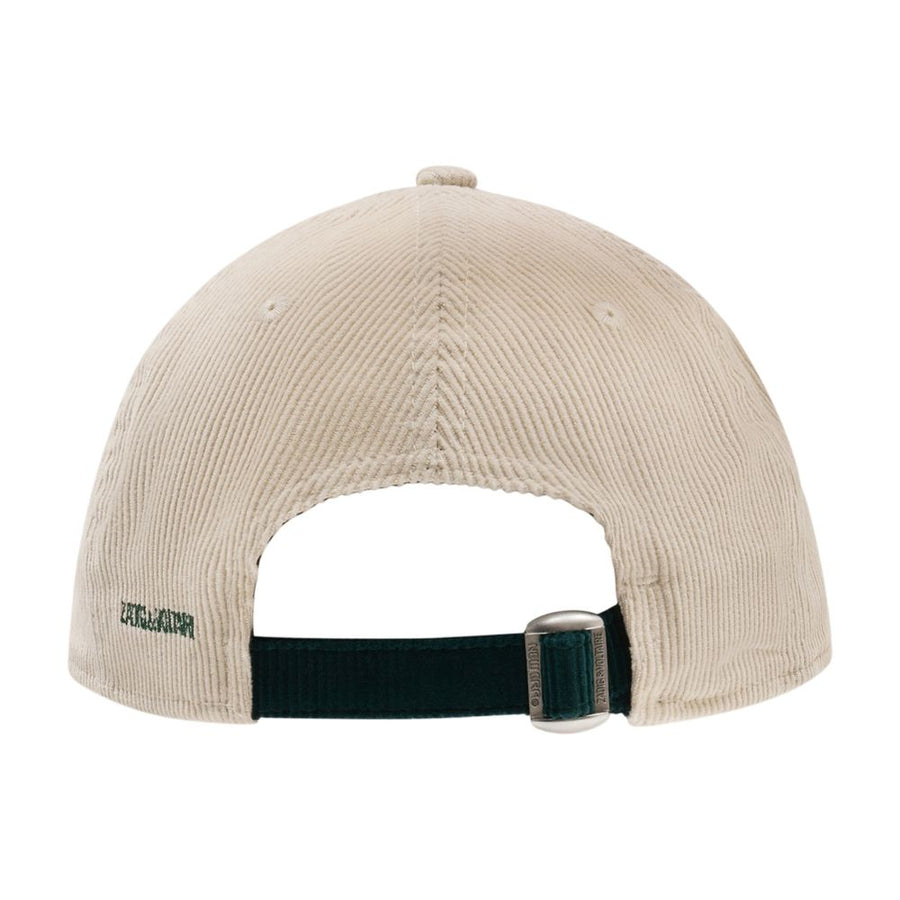 Zadig & Voltaire OWHT01162-100 Cotton baseball cap in white